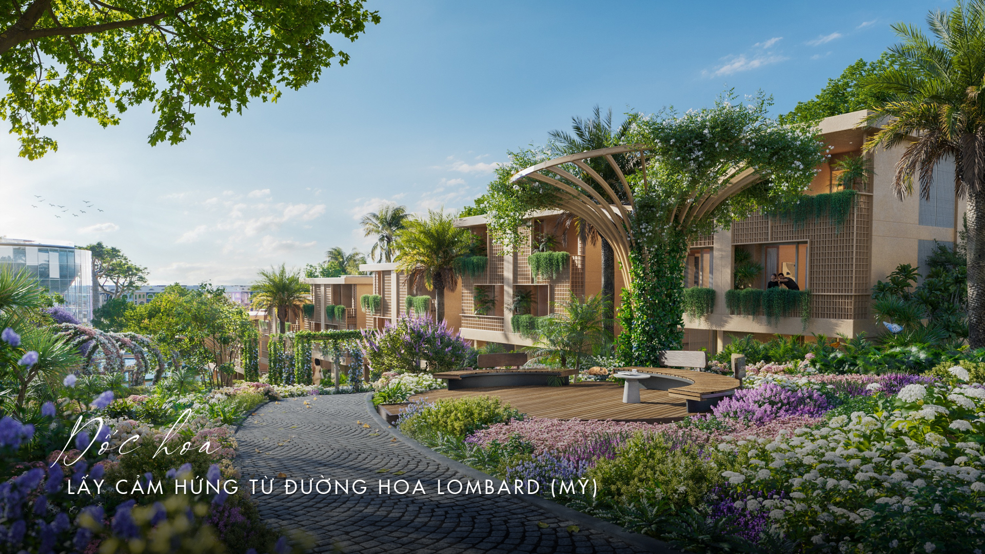 La Tiên Villa dốc hoa